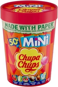 Chupa Chups Best of Mini Tube Small Lollipops, 50 Count-Au Free and Fast Ship - Picture 1 of 4