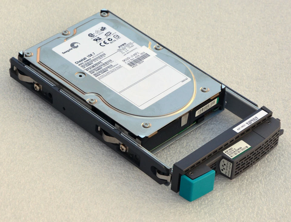 146GB FIBER CHANNEL HDD SEAGATE CHEETAH ST3146707FC 9x2004131 DKS2DJ146FC #93 MM - Bild 1 von 1