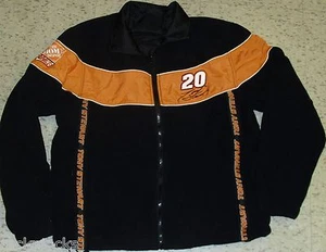 Tony Stewart Jacket Coat Large Vintage Nascar 2 in 1 Reversible NEW fleece RaRe! - Picture 1 of 7