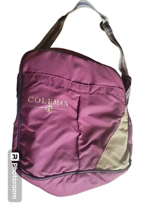Coleman Insulated Cooler Bag Shoulder Strap Hunt Camp Fish Vintage USA Made Zip - Picture 1 of 5