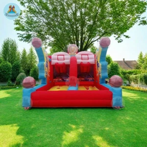 High quality Inflatable Basketball Game Inflatable Basketball Hoop Shot - Picture 1 of 5