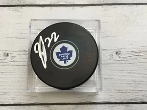 Nikita Zaitsev Signed Autographed Toronto Maple Leafs Hockey Puck a - Picture 1 of 1