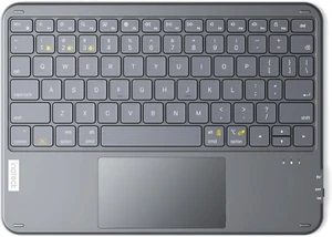 Bluetooth Keyboard with Touchpad, Ultra Slim and Portable Wireless QWERTY Keyboa - Picture 1 of 7