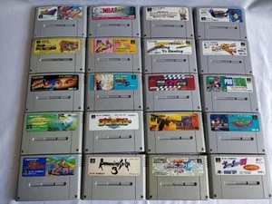 Wholesale lot of 20 Nintendo Super Famicom FC NES Game Cartridge set-e0701-4 - Picture 1 of 12