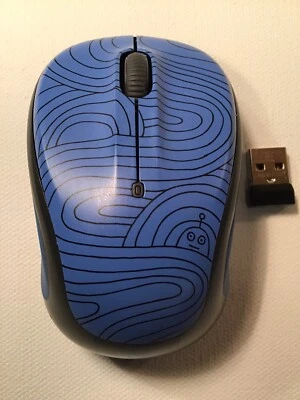 Logitech M325C Wireless Mouse Deep Blue Bot, With Nano Receiver - Image 1 of 4