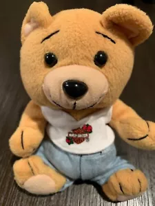 Harley Davidson Plush teddy bear with vest - Picture 1 of 6