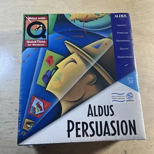 Aldus Persuasion Wersja 3.0 dla Windows Vintage Oprogramowanie zapieczętowane - Zdjęcie 1 z 7
