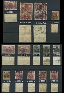 DR ex 100 - 155 Stempel + Farben BPP bzw. INFLA geprüft; bitte auswaehlen! #g760 - Picture 1 of 15