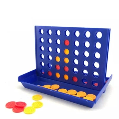 Connect 4 In A Row Four In A Line Board Game Family Fun Take On Trips Fab Mini - Image 1 of 2