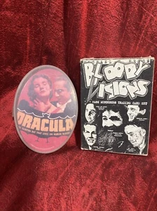 Super Rare Vintage Bloody Visions 48 Trading Cardbox set 1992 HTF + Dracula - Picture 1 of 6