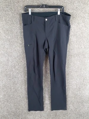 Pantalón Eastern Mountain Deportes Aire Libre Mujer 12 Negro Nylon Spandex Bolsillos Activos Foto 1 de 4