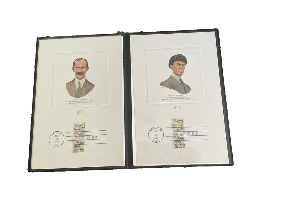 The Wright Brothers 31c Airmail 2 FDCs Sep 23 1978 Fleetwood Portfolio - Image 1 of 1