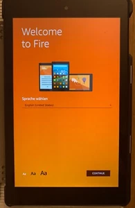 Amazon Fire HD 8 Tablet, 7. Gen., 16 GB, Schwarz - Bild 1 von 6