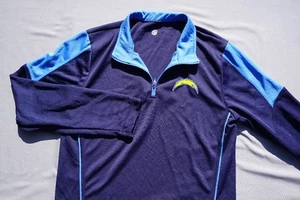 NFL Apparel ¼ Zip Pull Over Lightweight Sweatshirt LA Chargers Kids L 14-16 - Picture 1 of 8