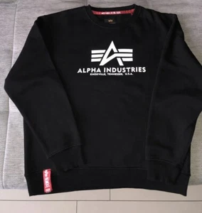 Alpha Industries Pullover Gr.L Herren schwarz neuwertig - Bild 1 von 4