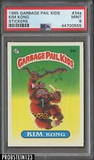 1985 Topps Garbage Pail Kids GPK Stickers #34a Kim Kong PSA 9 MINT