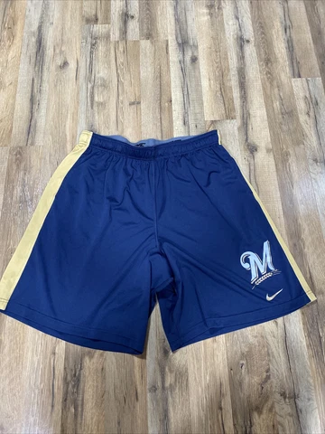 Milwaukee Brewers Nike Dri-fit 2XL Shorts Cover