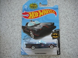 2019 HOT WHEELS DIE CAST HW BATMAN BATMOBILE CLASSIC TV SERIES CAR 118 - Picture 1 of 2