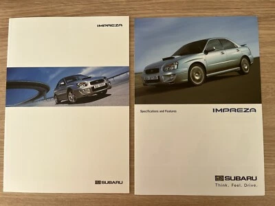 Subaru Impreza WRX Sales Brochure Specifications Technical Data MY 2005 MINT - Image 1 of 4
