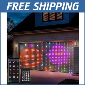Dynamic 800 LED Smart Curtain Fairy Lights with Music Sync & Remote Control - Picture 1 of 9