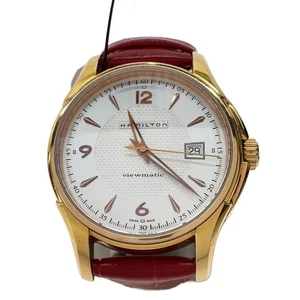 Hamilton Jazzmaster Viewmatic H325450 Automatik Herrenuhr SS Rot Leder - Bild 1 von 7