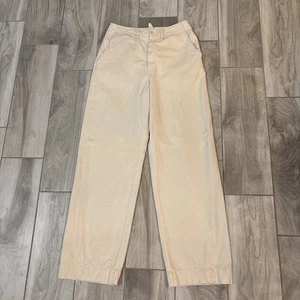 Imogene + Willie Military Trousers In Ivory Women’s Sz 26/32 Pockets Cotton - Picture 1 of 14