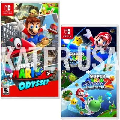 Super Mario Odyssey & Super Mario Galaxy+Super Mario Galaxy 2 Switch New Special - Image 1 of 4