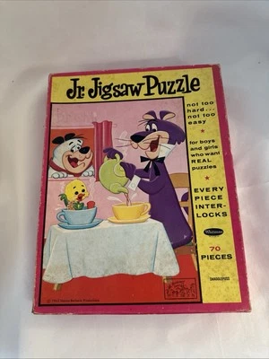 Rompecabezas Snagglepus 70 piezas Jr 1962 vintage Hanna-Barbera Whitman completo Foto 1 de 4
