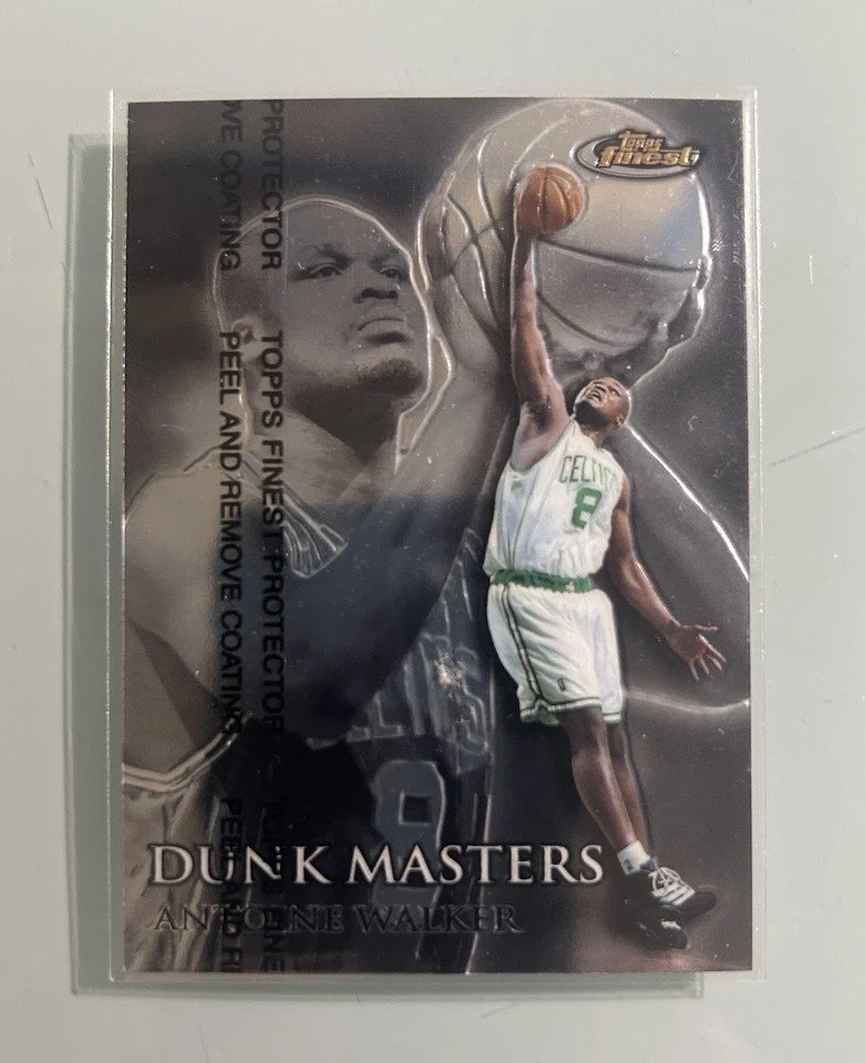 1999-00 Topps Finest - Dunk Masters Antoine Walker #DM8 /750 90s SP With Coating - Image 1 of 3