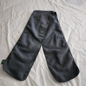 L.L.Bean Unisex Polartec Scarf 9” Wide X 60” Long Gray Polyester Fleece - Picture 1 of 5