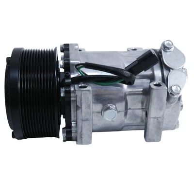 New OEM Sanden 6095AC Compressor for Caterpillar 320E D2L D2GC D2 pn 372-9295 - Image 1 of 4