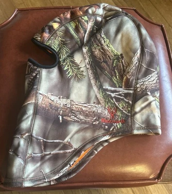 HUNTWORTH FULL FACE MASK HAT HOOD CAMO FLEECE LINED Reversable - Image 1 of 4