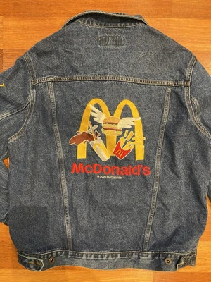 2020 Mcdonald's Embroidered DENIM JACKET ~ size Large - Image 1 of 4