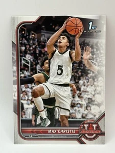 2021-22 Bowman University - Max Christie #23 (RC) - Picture 1 of 2