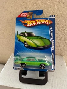 Hot Wheels '70 Plymouth Superbird 2010 Muscle Mania Green E74 - Picture 1 of 1