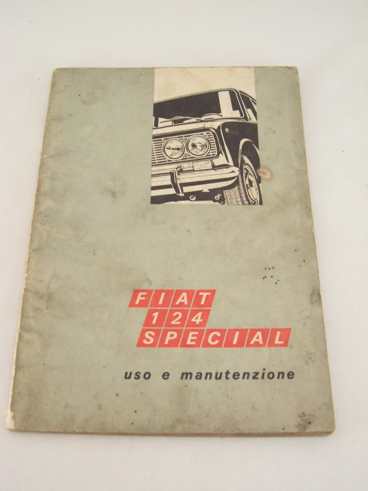 FIAT 124 SPECIAL ANNO 1968 MANUALE USO MANUTENZIONE ORIGINALE - Immagine 1 di 1