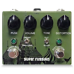 Wren and Cuff Super Russian Tall Font Plus Germanium Buffer-Boost Effects Pedal - Picture 1 of 4