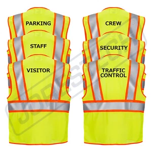 Chaleco de seguridad Personal Impreso Clase 2 Tipo R Dos tonos Alta Vis Cal JORESTECH - Imagen 1 de 13