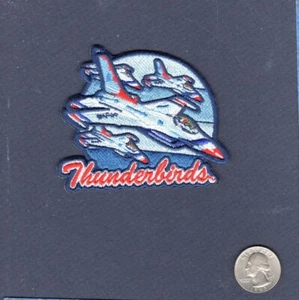 USAF THUNDERBIRDS F-16 Falcon 4 Ship Flight Demonstration Team Squadron Patch - Picture 1 of 1