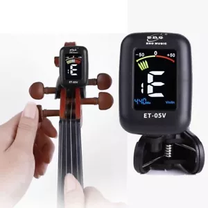 Portable ENO Violin Tuner ET05V Cello Clip-on Tuner Clip-on Tuner Violin - Picture 1 of 12