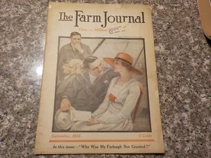 VINTAGE THE FARM JOURNAL MAGAZINE SEPTEMBER 1918 - Picture 1 of 6