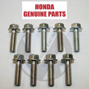 Honda OEM Exhaust Manifold Bolts For Honda Acura B/D Series Civic Integra 9PC - Picture 1 of 2