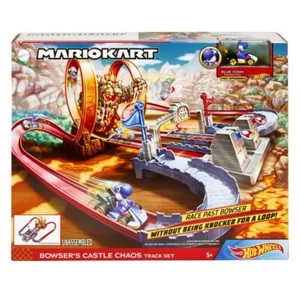 HOT WHEELS MARIO KART BOWSERS FESTUNG Autos Rennbahn Spielzeug NEUWARE - Bild 1 von 1