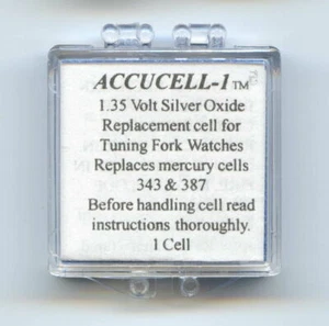 Accucell-1 1.35V Battery Bulova Accutron 214