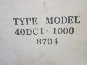 FIREYE 40DC1-1000 Burner Management Control - Picture 1 of 1