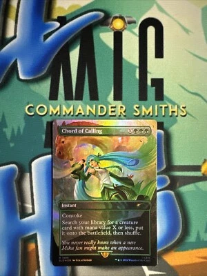 Chord of Calling ✨ Borderless FOIL ✨ Hatsune Miku Digital Sensation Secret Lair - Image 1 of 2