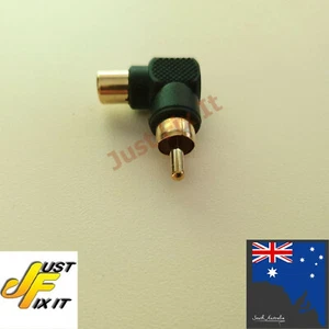 RCA RIGHT ANGLE ADAPTOR - Picture 1 of 2