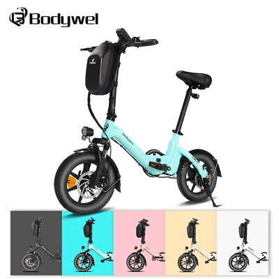Bodywel Folding E-Bike 250W Motor City Electric Bike 36V 7.8Ah Bicycle For Adult - Image 1 of 4