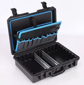18 inch Waterproof Plastic Hard Case Craftsman Tool Box with Tools Socket+Tray - Picture 1 of 8