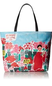 NWT Kate Spade 2018 “Be Mine” Rose Market  HALLIE Valentine’s Tote Bag